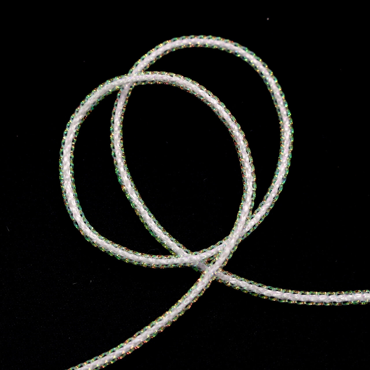 Декоративный фактурный шнур 0.2 см, цвет Белый, фото 1